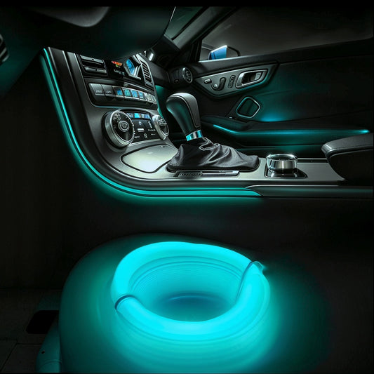 Essential Car Interior Light – EL Wire Ambient Lighting Kit with Controller & Car Charger